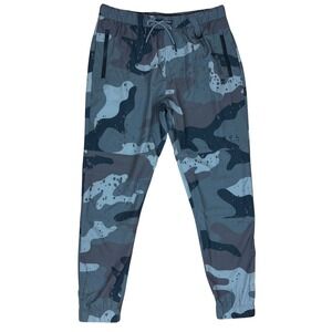 Flag Nor Fail Everyday FGXFL Joggers Size XL Gray Camo Elastic Waist Pockets Gym